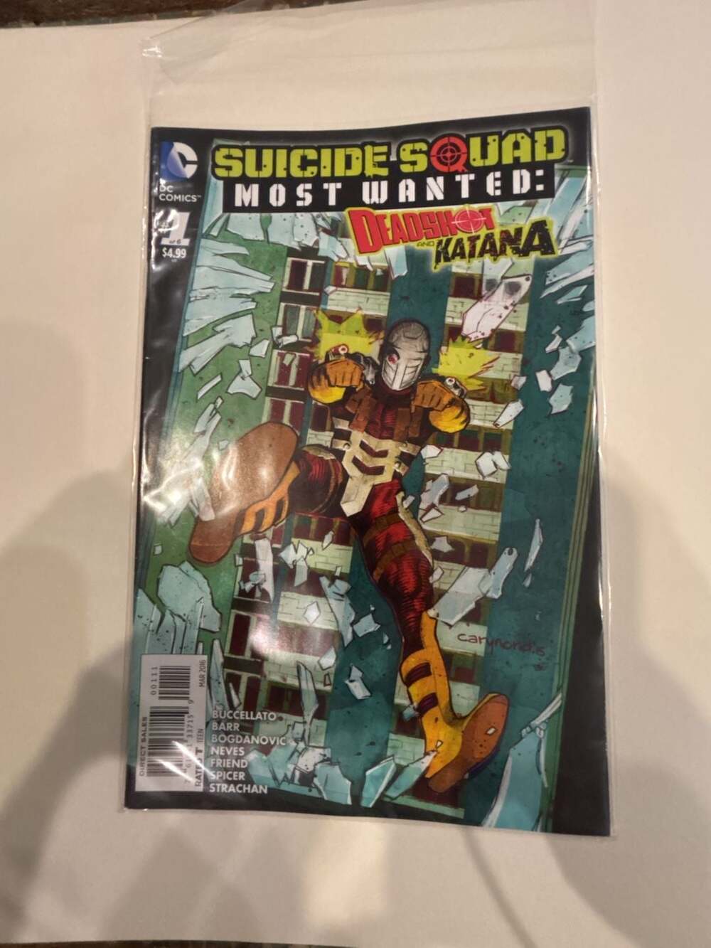 Suicide Squad Most Wanted Deadshot Katana #1B Deadshot DC Comics 2016